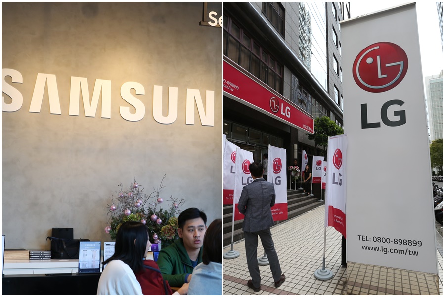 一年一度CES於下週登場，三星與LG兩大韓系電視品牌掀內戰。