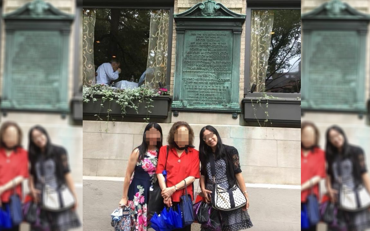 羅師（右一）不滿學生要將她「下架」，怒告49名網友。（讀者提供）