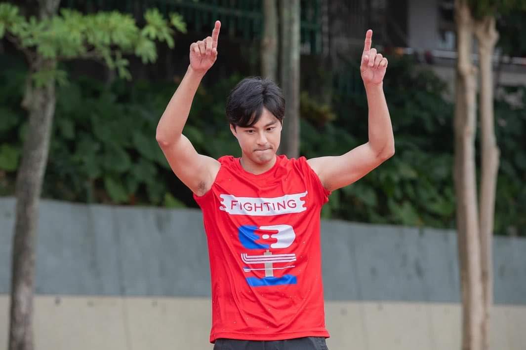 孫其君近來在《全明星運動會》表現突出，是紅隊戰將。（翻攝自孫其君粉專）