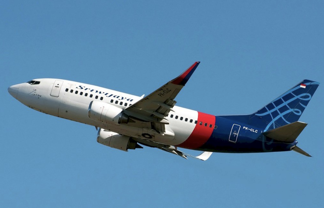 印尼廉航失聯，搜救人員疑似找到客機部分殘骸和遇難者遺體，目擊者稱目睹飛機落水爆炸。（示意圖非當事客機，翻攝自flightradar24推特）