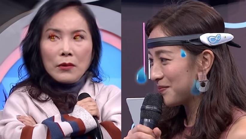 凱莉一句余天房事不行的問題,就讓李亞萍當場變臉。(翻攝自《綜藝大熱門》YouTube)