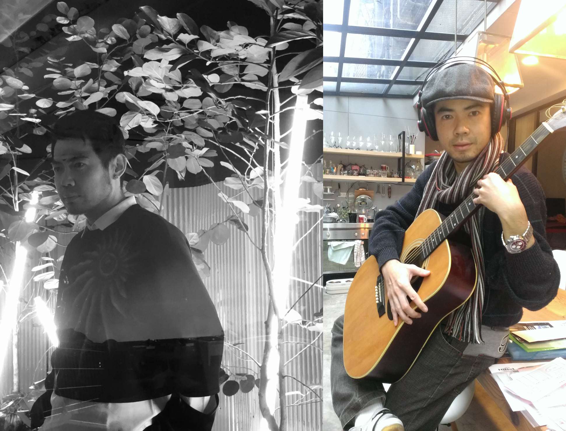 余荃斌正努力練唱，開發不同的歌唱面向。（余荃斌提供）