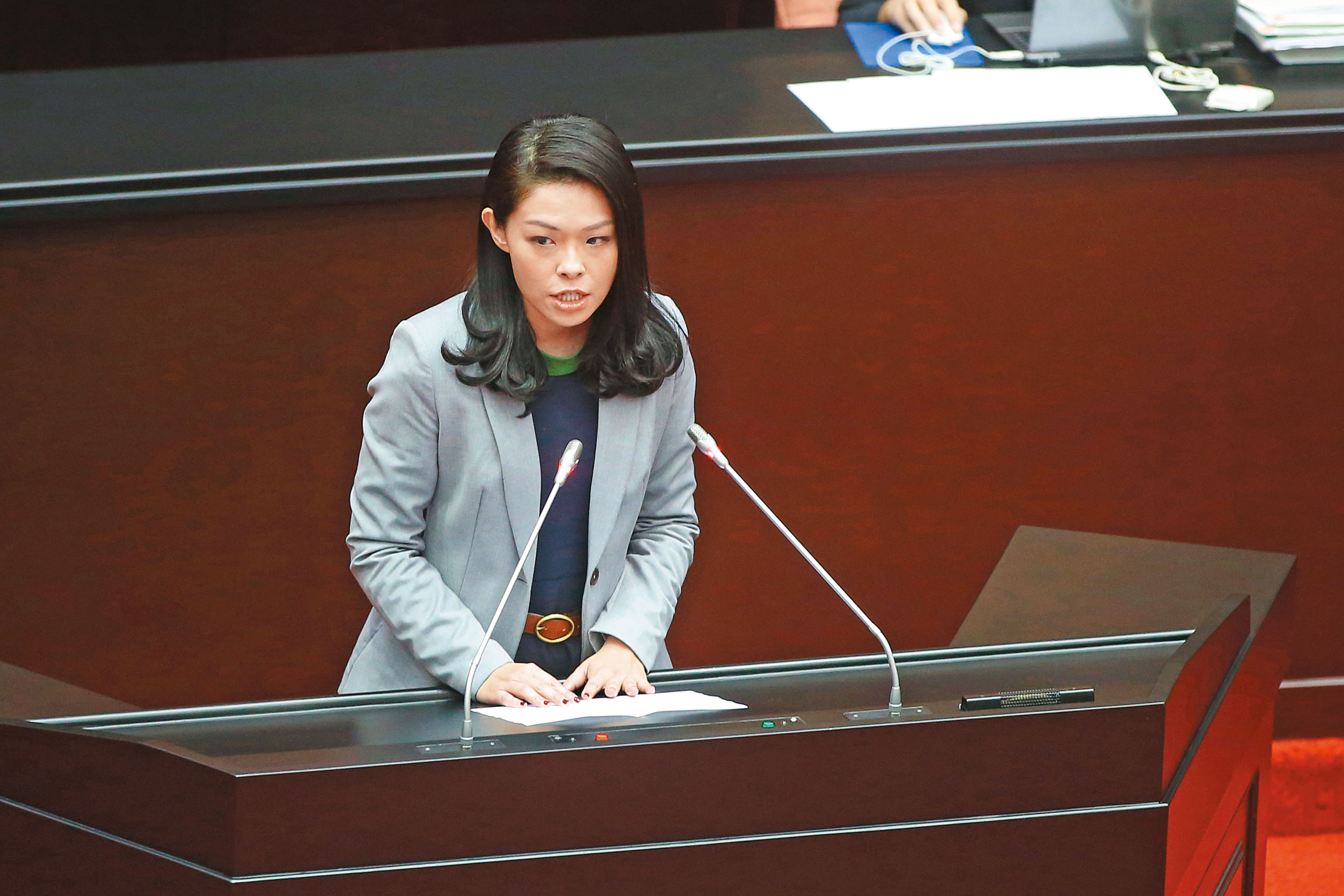 立委高虹安（圖）所屬的勢力在這次民眾黨中央委員選舉全壘打，她支持的江和樹更拿下最高票。
