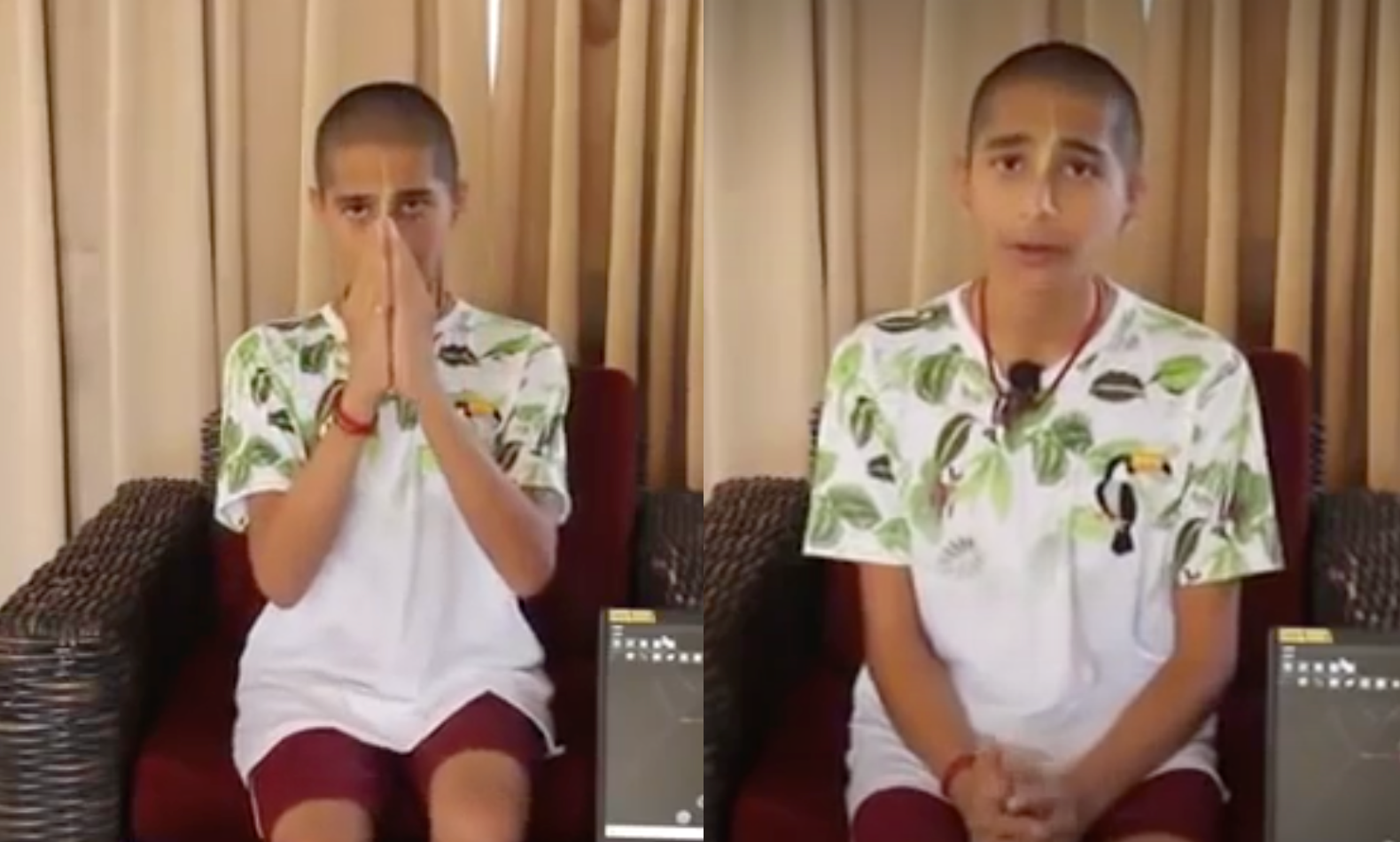 印度神童預言武漢肺炎疫情精準，預言影片卻2度遭YouTube下架。（翻攝自阿南德官方網站）