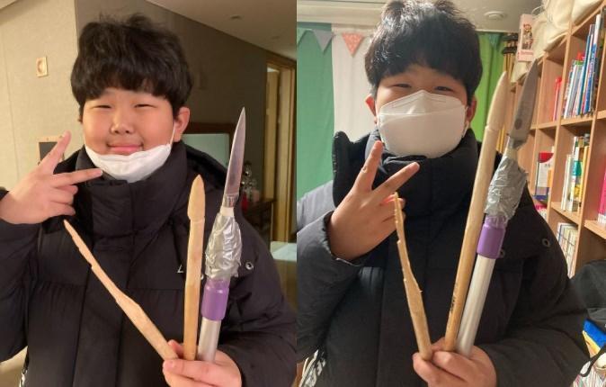 參加《爸爸！今天去哪裡？》時才6歲的俊秀，今年已經13歲。（翻攝李鍾赫IG）