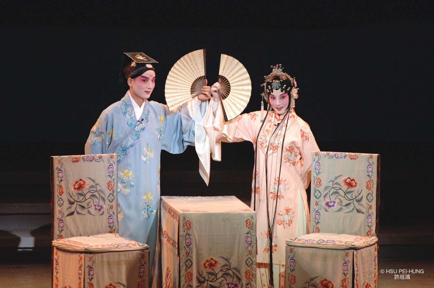白先勇有意安排青春版《牡丹亭》第400場巡演重返台灣，圖為折子戲「如杭」。（許培鴻攝影、提供）