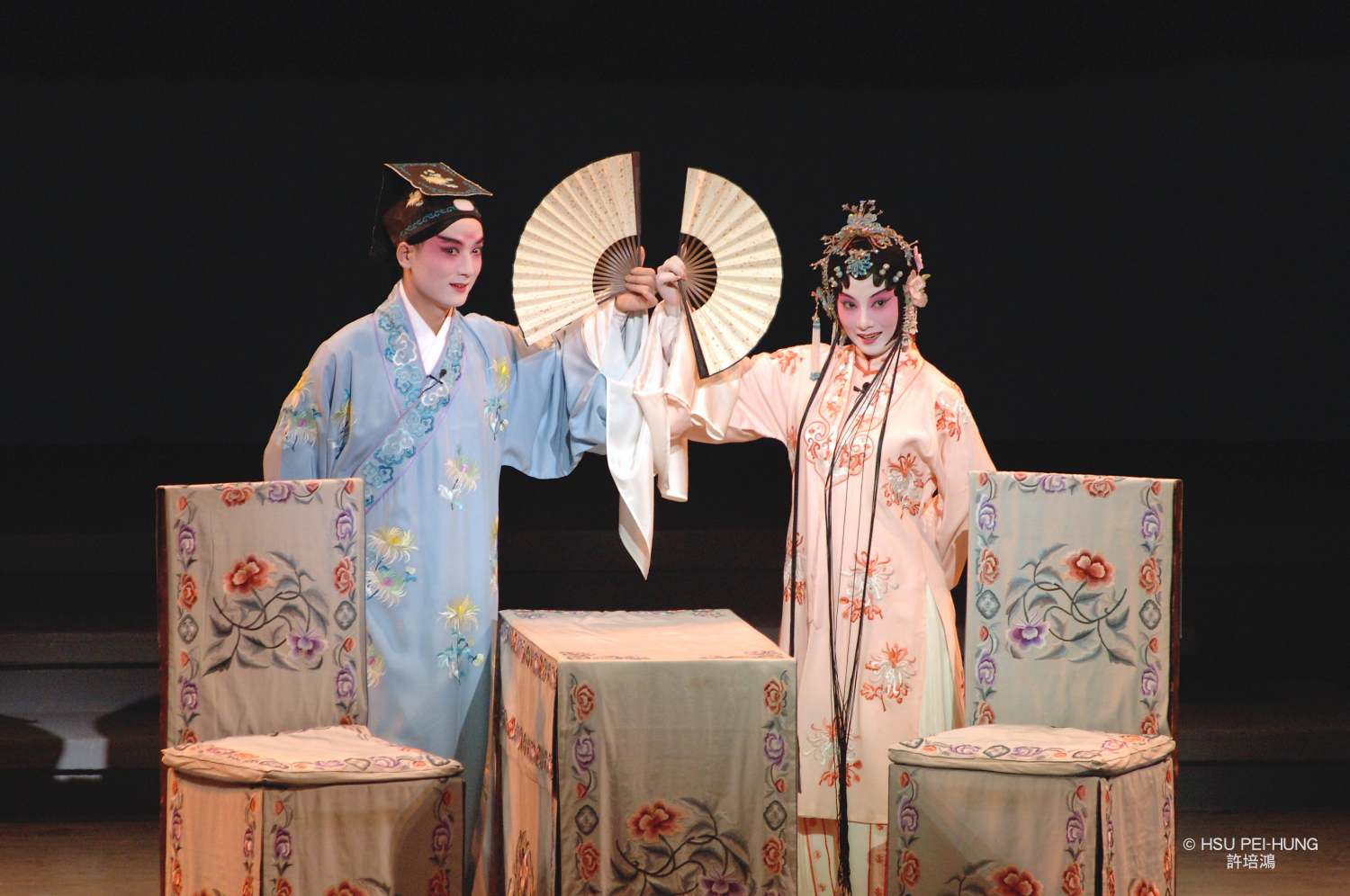 白先勇有意安排青春版《牡丹亭》第400場巡演重返台灣，圖為折子戲「如杭」。（許培鴻攝影、提供）