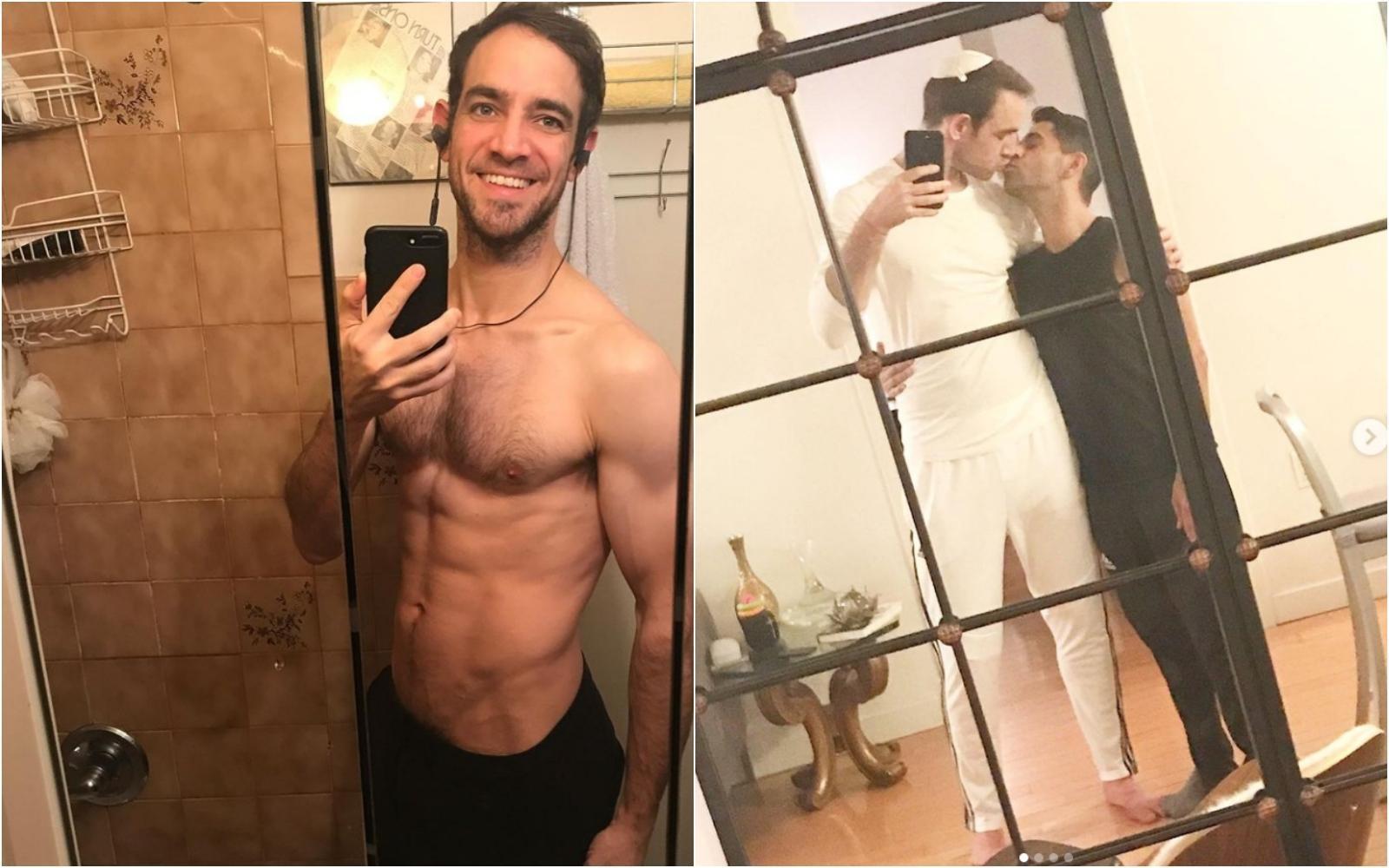 班傑明外型姣好,同志身分曝光後也大方做自己。(翻攝@benjiboyyogaboy Instagram)