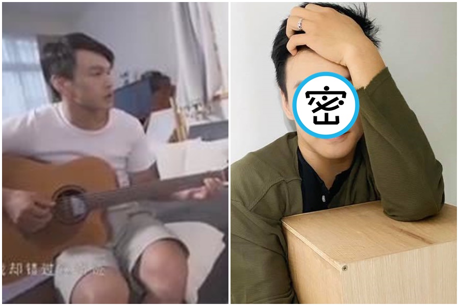 創作歌手陳凡騏被網友發現身兼男優拍片。（翻攝自Dcard/陳凡騏臉書）