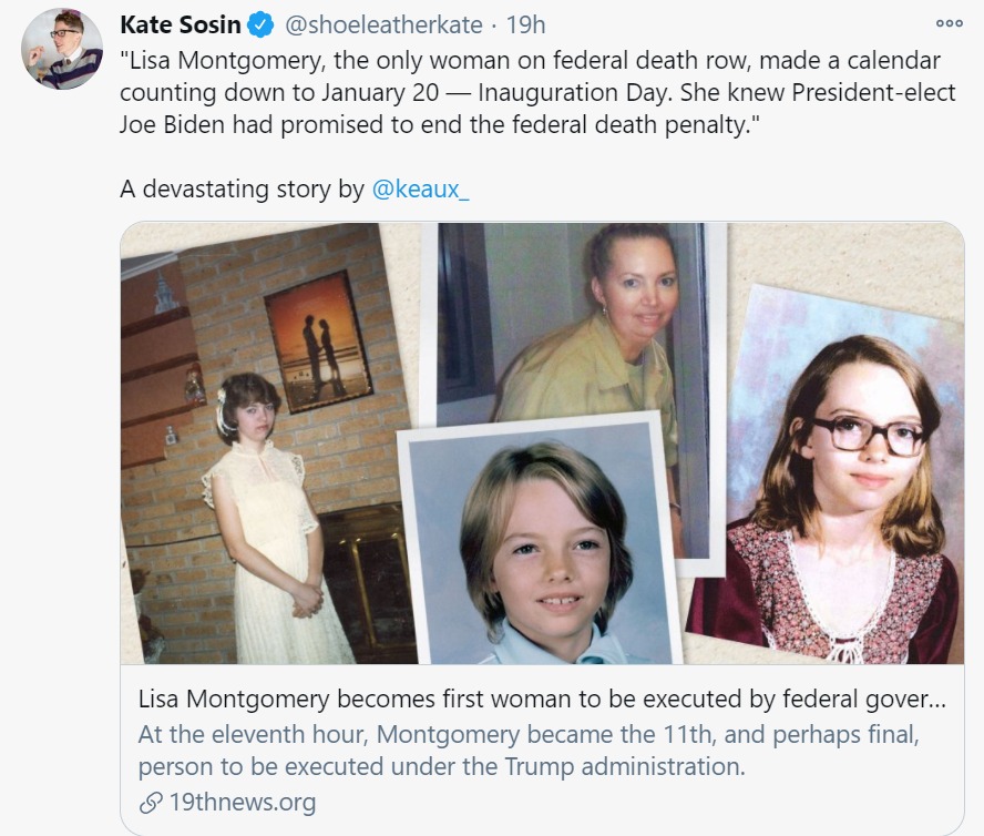 蒙哥馬利從小被家人性侵、虐待。（翻攝Kate Sosin推特）