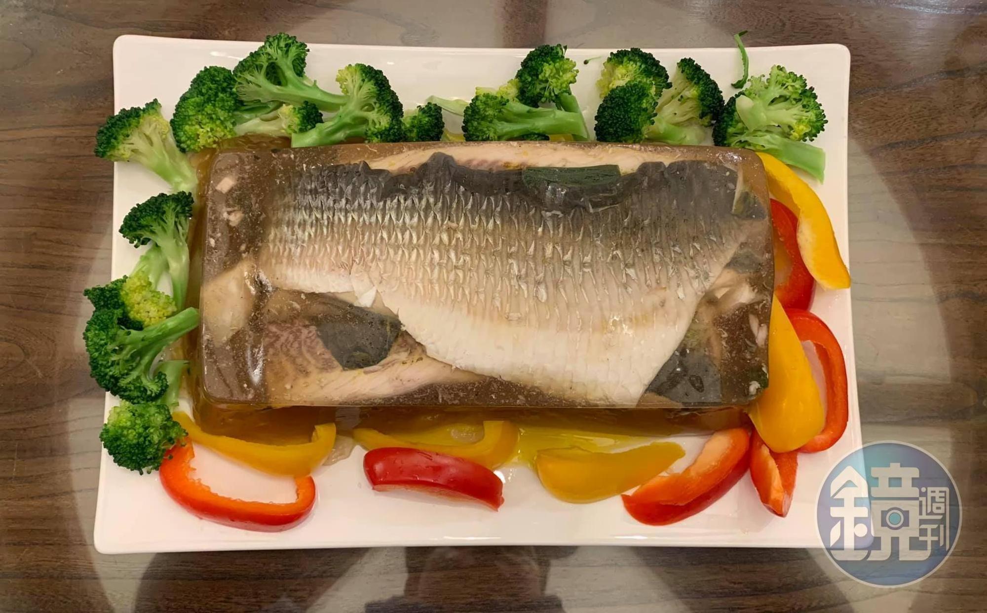 富含膠質的「烏魚凍」,是冬天寒流來時,烏魚大出才能做的季節好菜。
