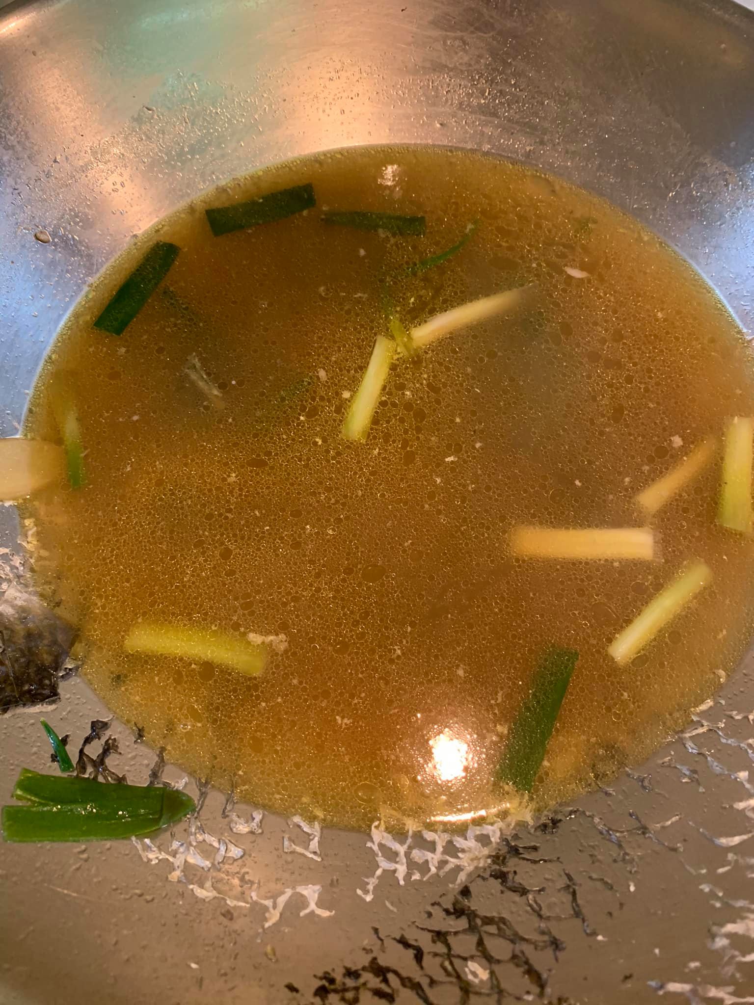 等高湯冷卻。