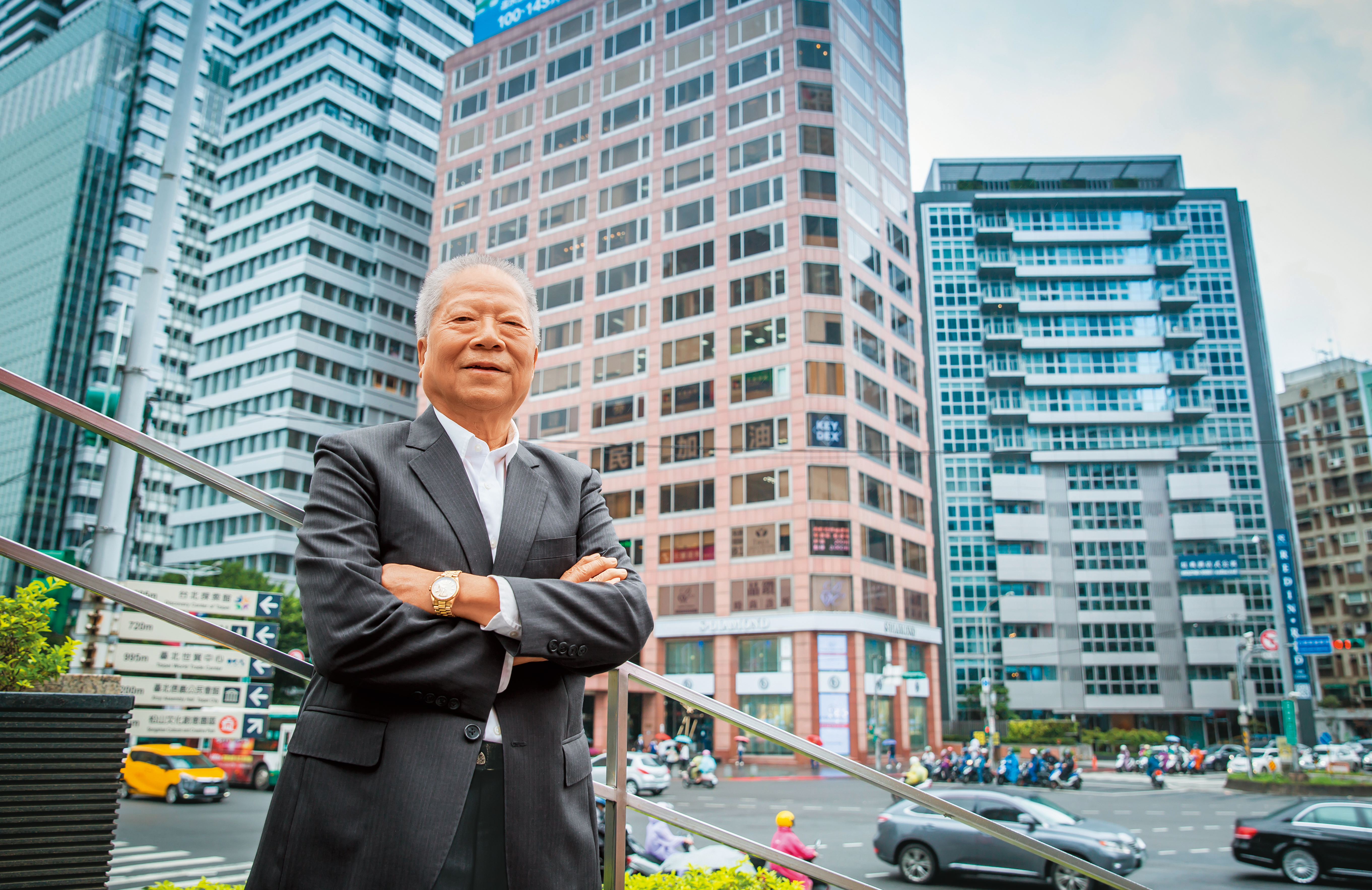 楊秀光以開發土地起家，去年開幕的台北大直英迪格酒店是他花費4年多、20億元建造的最得意之作。