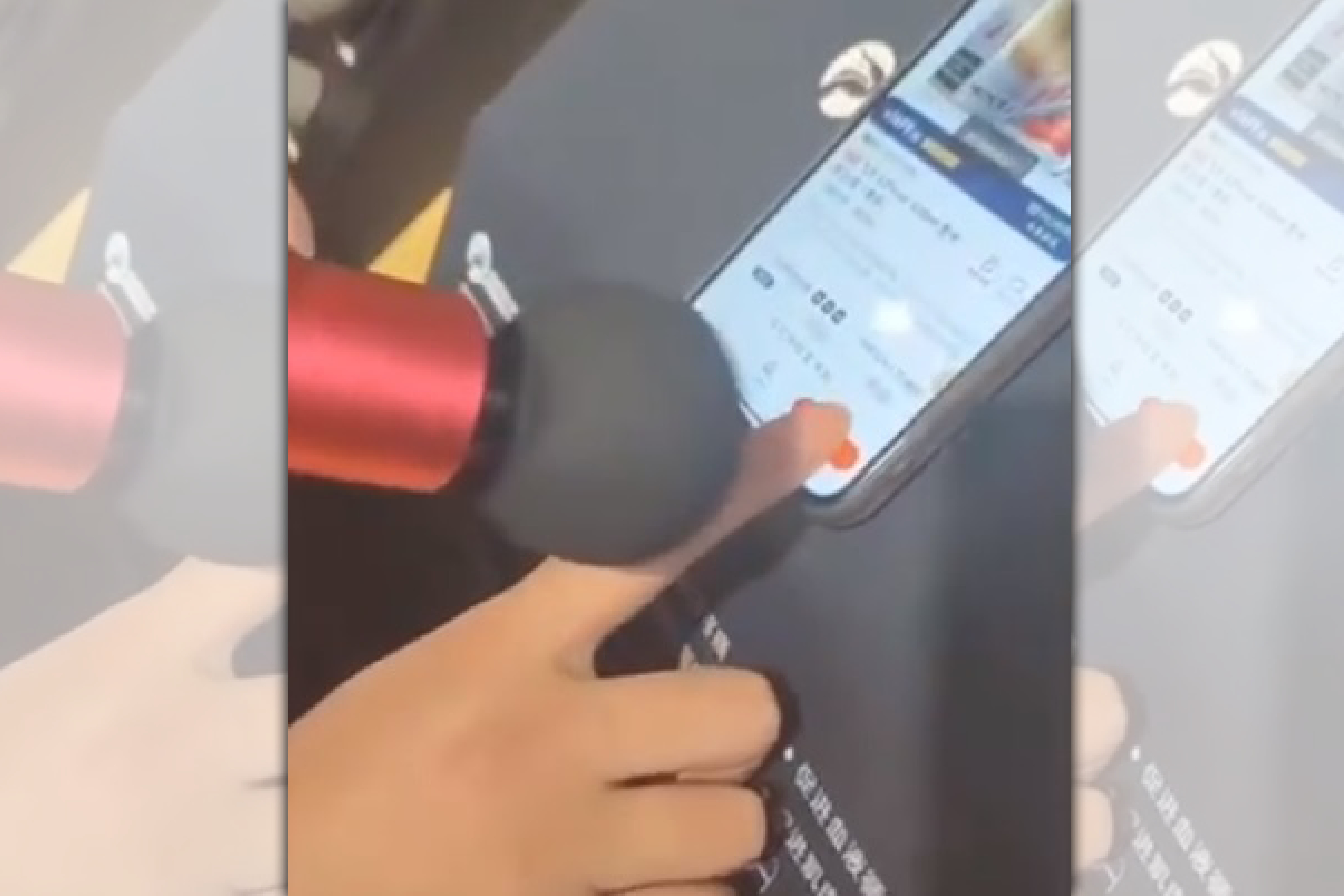 中國網友出奇招用「筋膜槍」搶茅台，想藉由高速震動提升手速。（翻攝自微博）