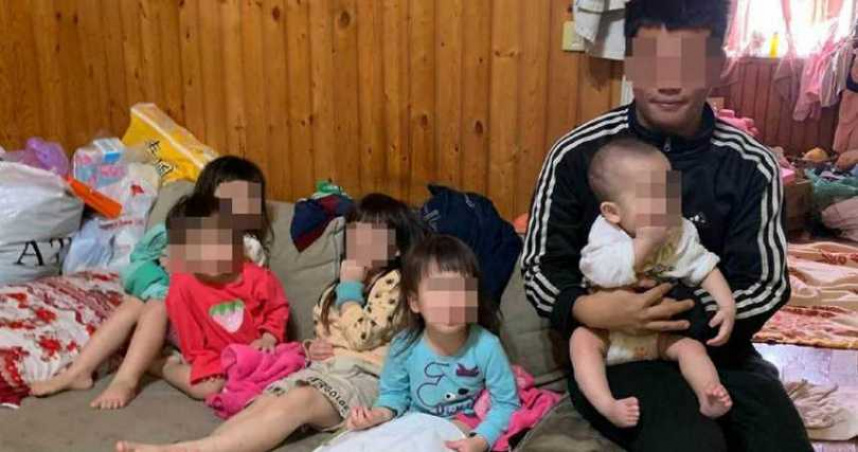 五寶爸上班短短幾天就離職，引來網紅陳沂批評「裝可憐弱勢的縮影」。（台中市行善團協會提供）