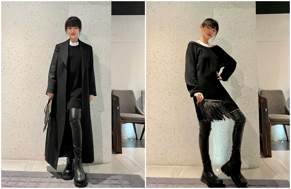 許久未出現在鏡頭前的大S明顯纖瘦許多,她也貼出新照與粉絲打招呼。(翻攝自大S臉書)