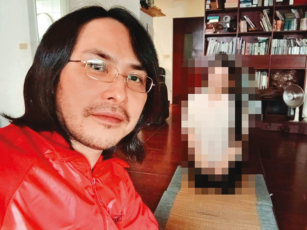 范植偉傳出以傳授個人自創「思想學」和料理手藝，在網路上招募女「弟子」。（讀者提供）