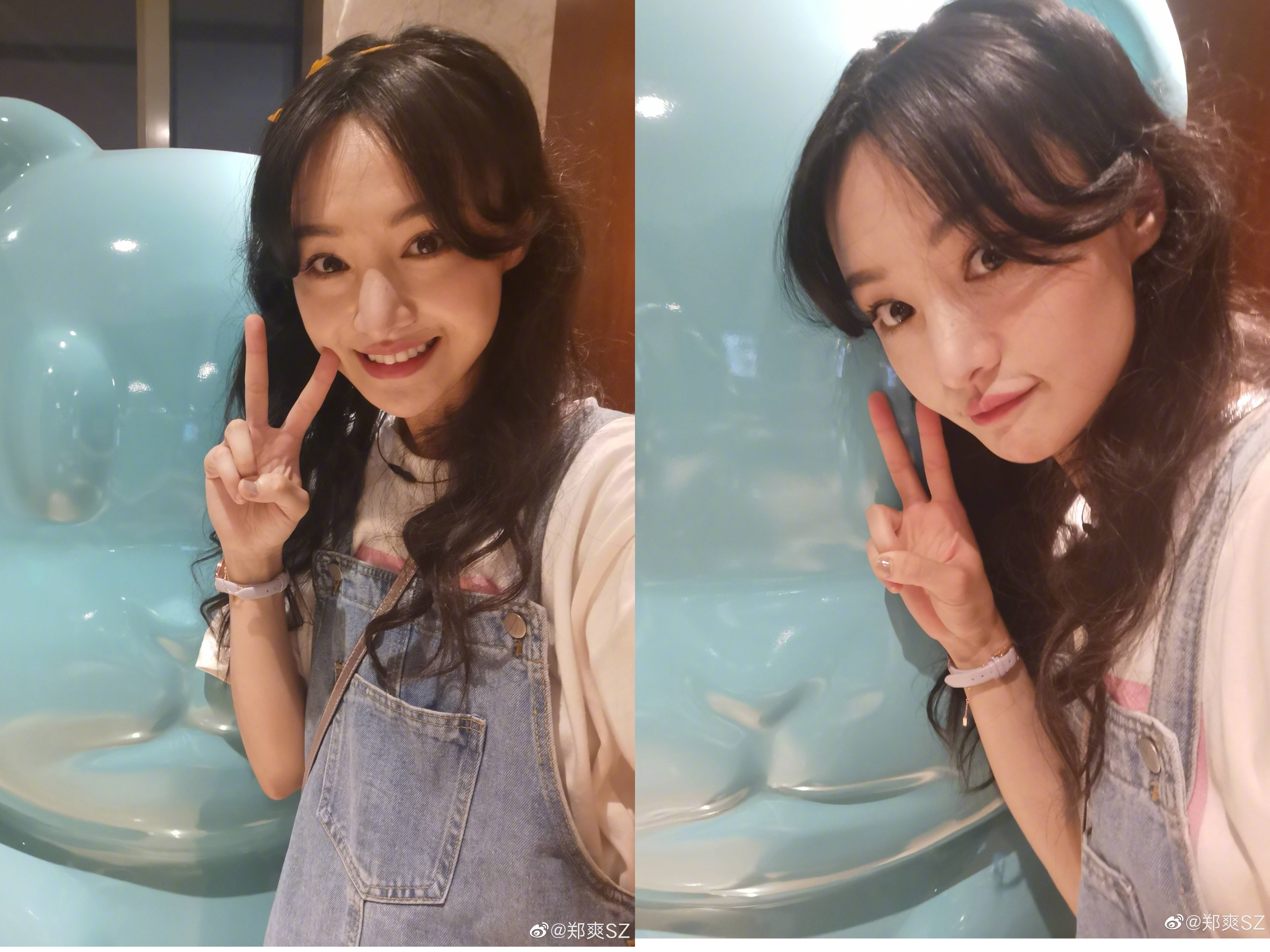 大陸女星鄭爽被前夫張恒爆出在美國找代孕，生了小孩還打算棄養，驚動中共官方發文怒斥。（鄭爽微博）