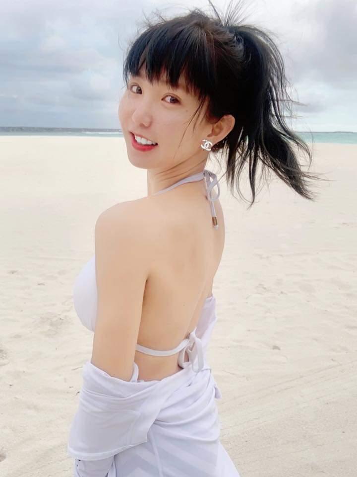 郭書瑤近年已不在螢幕前賣弄性感，偶爾在社群曬好身材。（翻攝自郭書瑤IG）