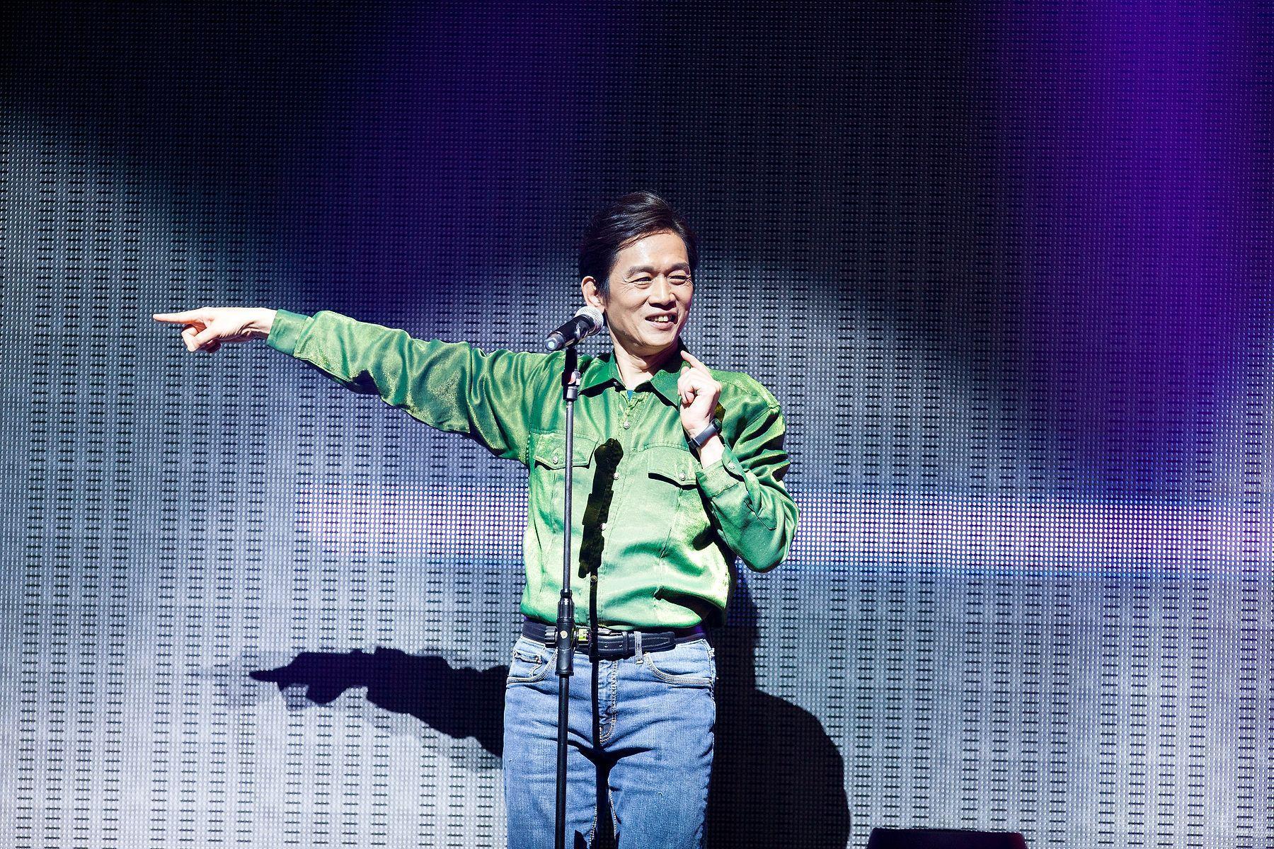 實力派歌手殷正洋將在《民歌46高峰會》上,帶來震撼演出。(寬宏藝術提供)