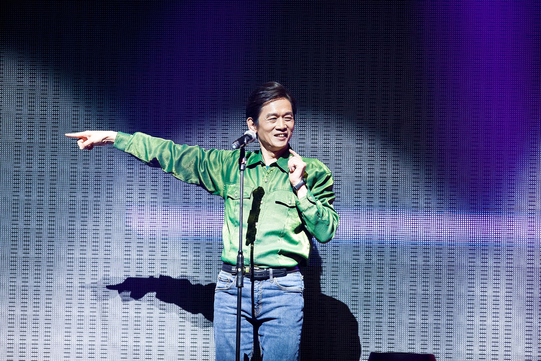 實力派歌手殷正洋將在《民歌46高峰會》上,帶來震撼演出。(寬宏藝術提供)