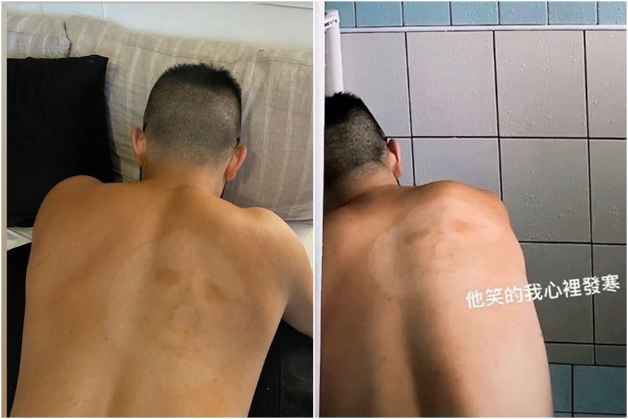 網友表示，老公現在背對著她，她都心裡發寒，覺得好恐怖。（翻攝Dcard）