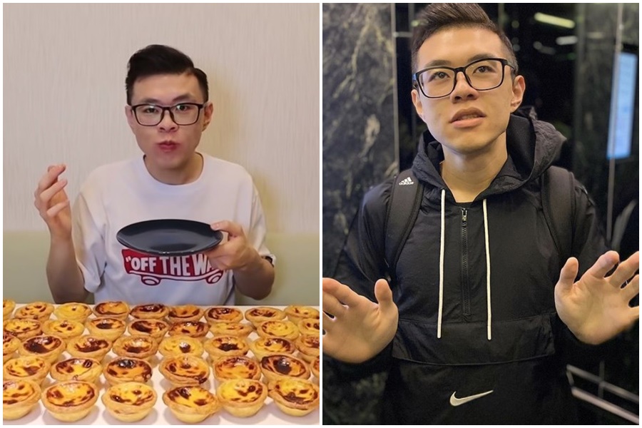 80萬大胃王丁丁遭網友影射，陷桃色風波。（翻攝自台灣大胃王丁丁YouTube/dingding_eating IG）