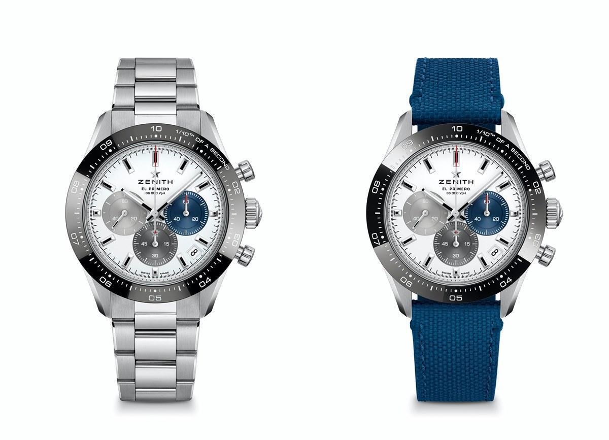 真力時ZENITH Chronomaster Sport的白色面盤版本。