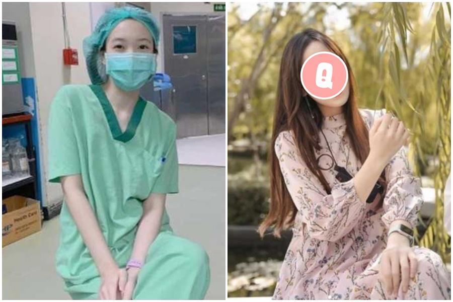 泰國正妹醫學系學生，引發網友關注。（翻攝自Puimek IG）