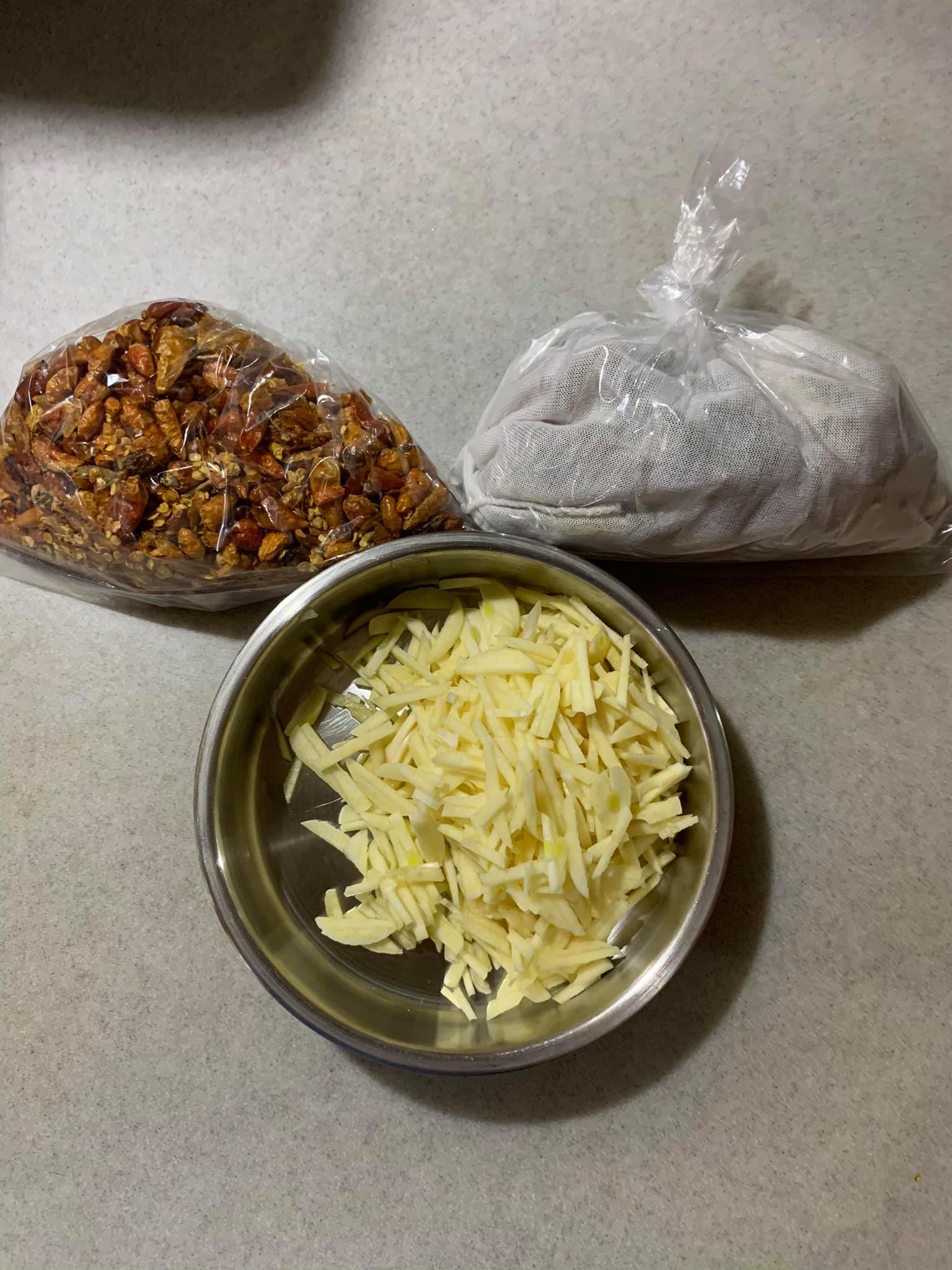 這次用的辛香料。