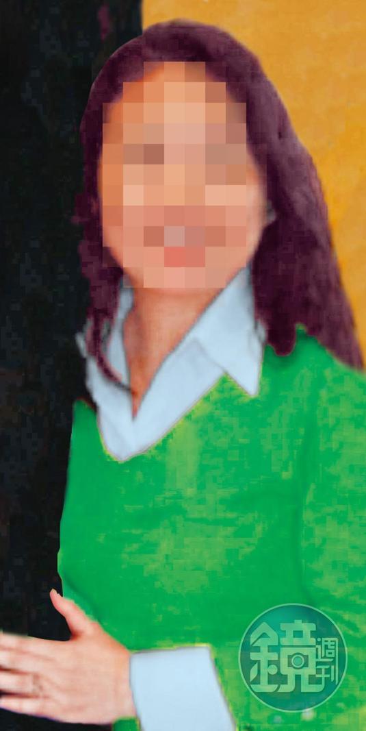 兒福機構主任(圖)被控將外界捐給育幼院的物資,挪給營利幼兒園使用。(讀者提供,圖已經變裝處理)