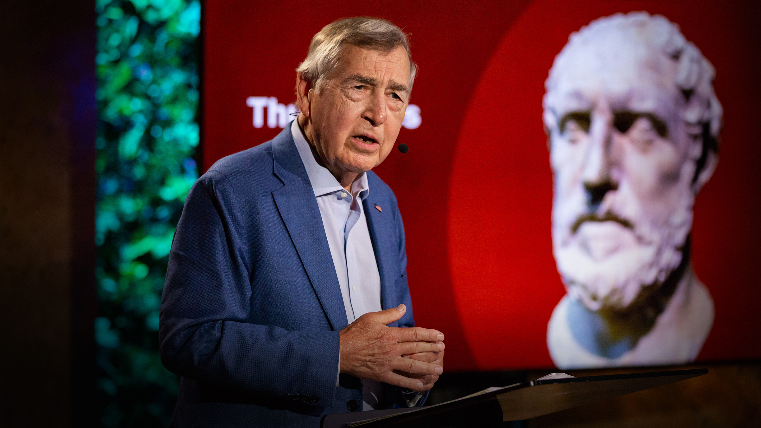 長風基金會與TVBS電視台週六合辦論壇，安排美國學者艾利森（圖）視訊訪問，發言提及「沒有獨立的台灣國家存在」，引發議論。（翻攝自TED）