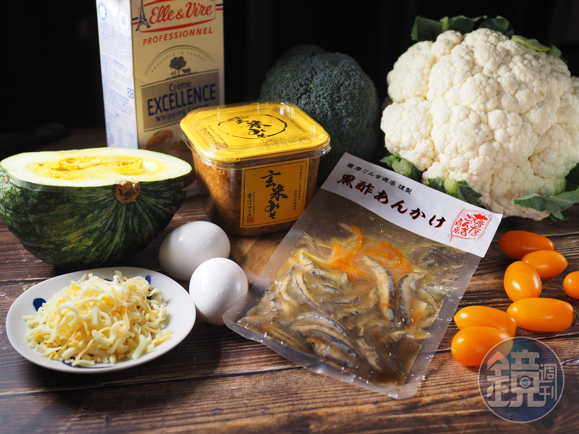 材料並不複雜，也可以隨意抽換成自己喜歡的蔬菜、味噌，清冰箱精神十足。