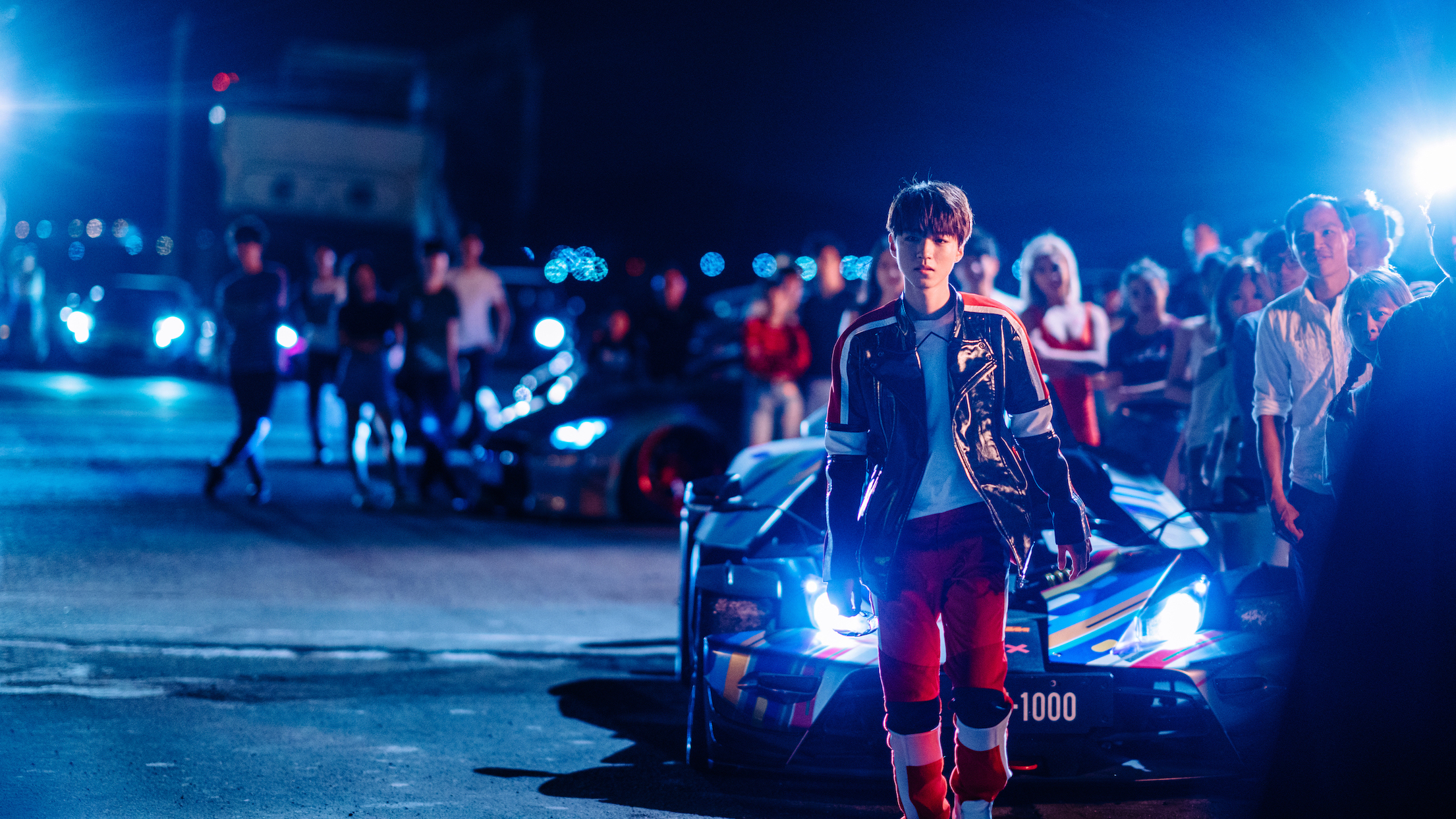 王俊凱在電影《叱咤風雲》中，出現兩幕。（創映電影、量能影業提供）