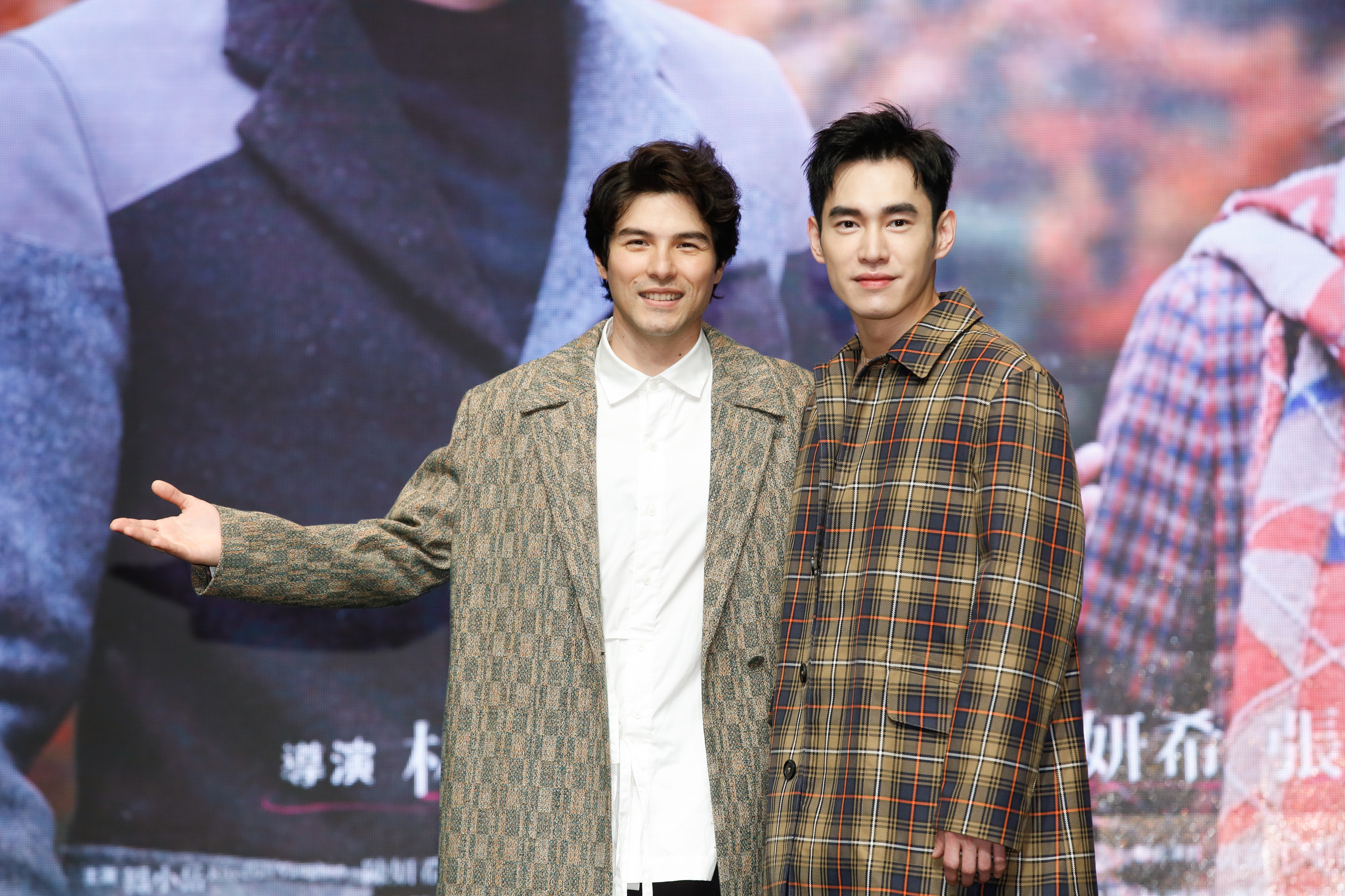 鳳小岳與張書豪戲裡有著濃厚兄弟情，戲外共同挑起電影宣傳大梁。