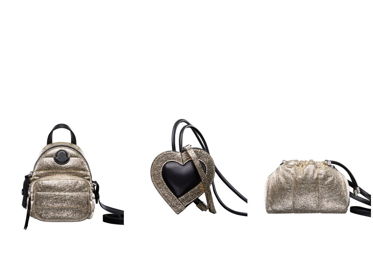 Kilia斜肩包NT$25,500（左起）、Choux Choux零錢包NT$11,200、迷你Seashell手袋NT$30,500。（盟可睞提供）