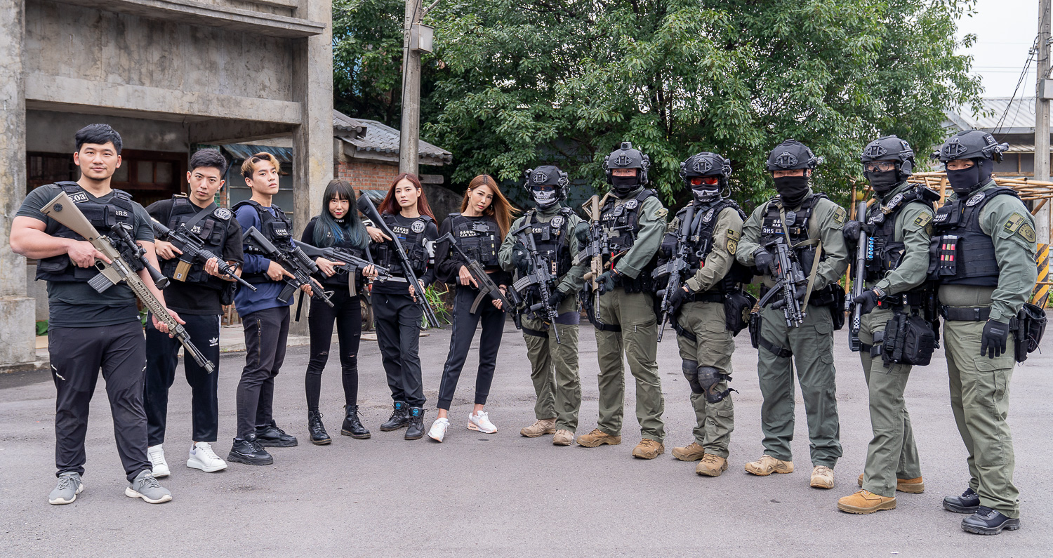 活動由多位直播主擔任菜鳥學員，親自參與除暴特勤隊的工作日常。（刑事局提供）