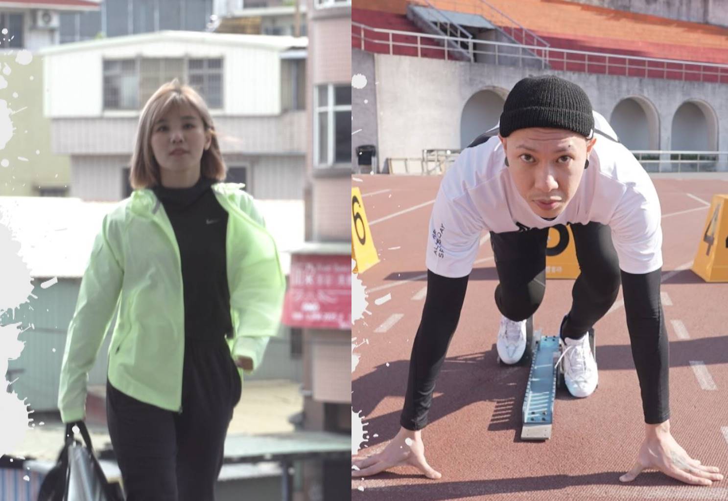 《全明星運動會》公布第二季首波藝人名單，包括「頑童MJ116」成員小春（右）和鐵肺女王李佳薇（左）。（翻攝自《全明星運動會》粉絲團）