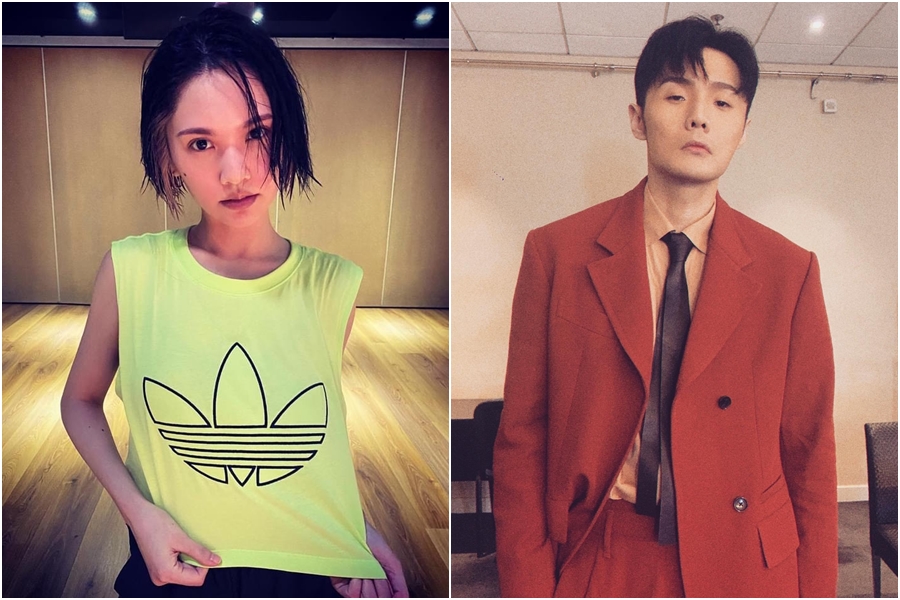 楊丞琳飛上海隔離期滿，與老公李榮浩相聚。(摘自楊丞琳、李榮浩臉書）