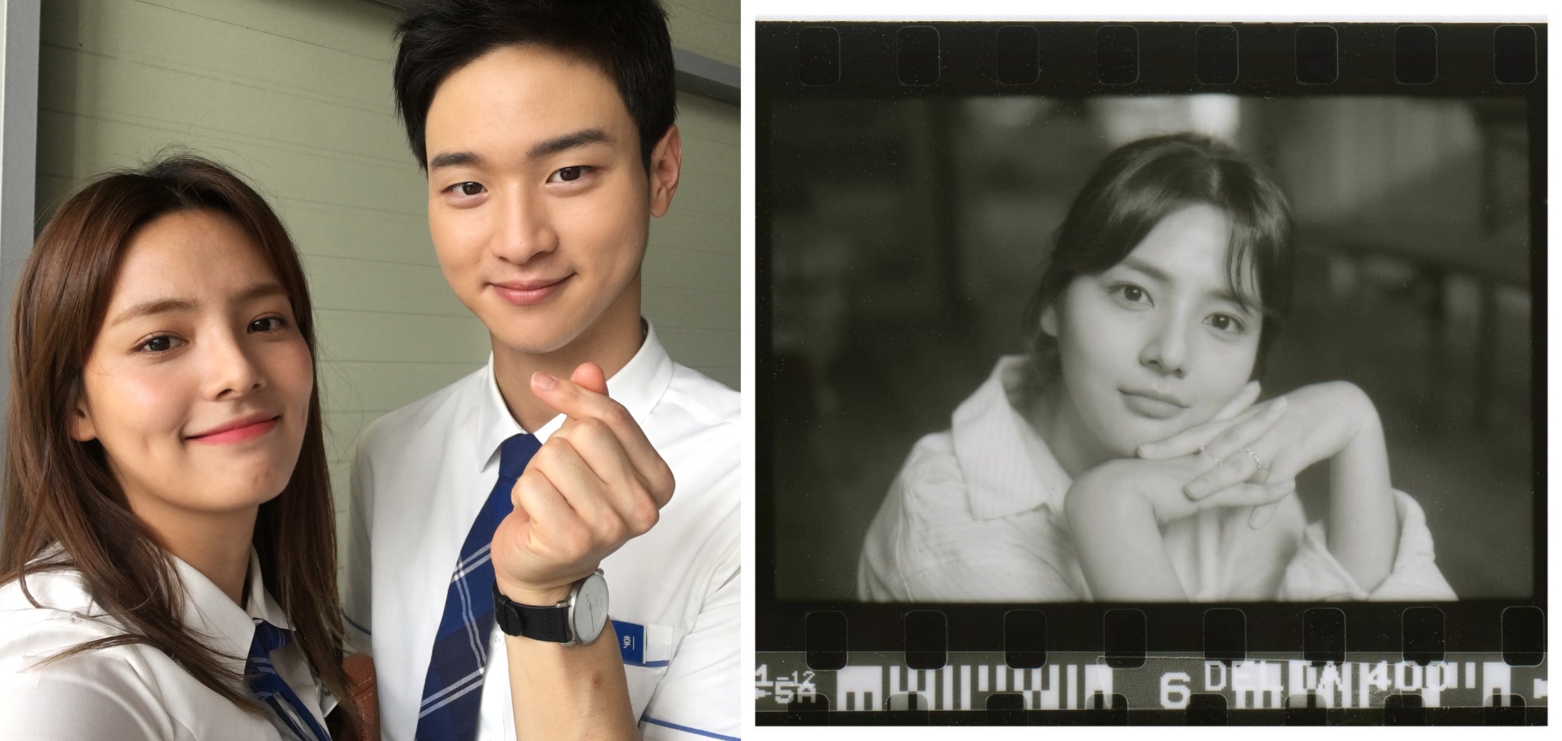  曾參與《學校2017》演出的宋柔靜，傳輕生自殺。左圖為她和張東潤合照。（翻攝自宋柔靜IG）