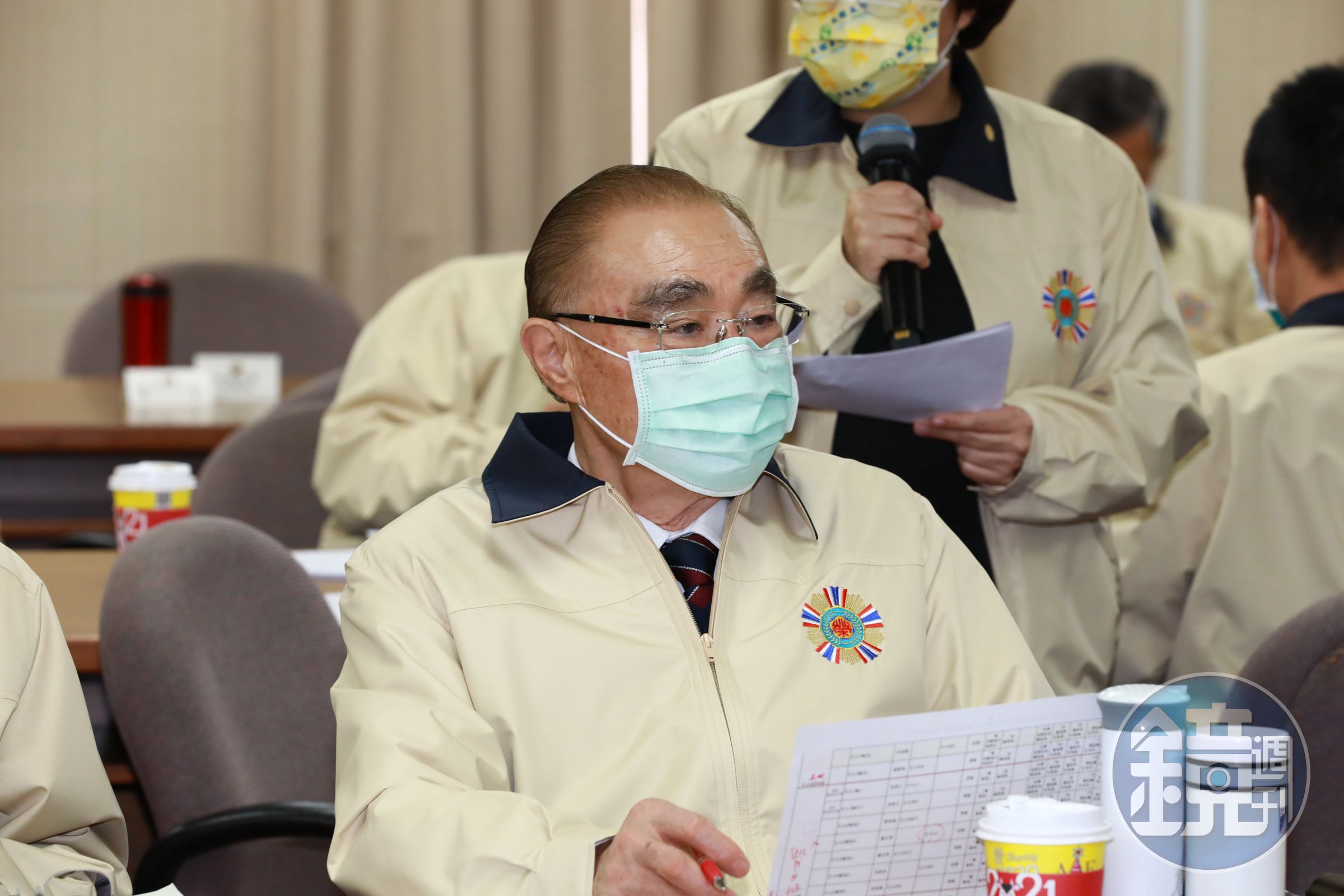 75歲的退輔會主委馮世寬缺席立法院預算審查，驚傳是去住院。（本刊資料照）