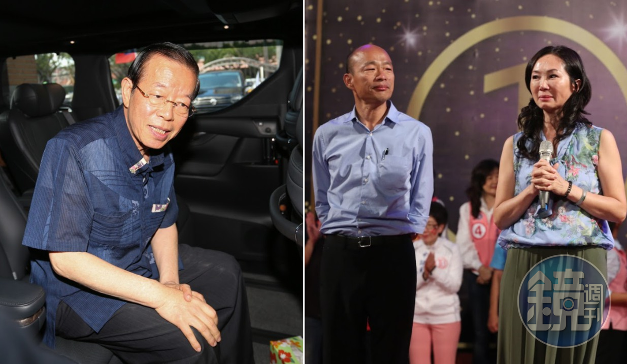 謝長廷（左）指李佳芬（右圖右）曾和楊蕙如看球，遭提告妨害名譽。（本刊資料照）