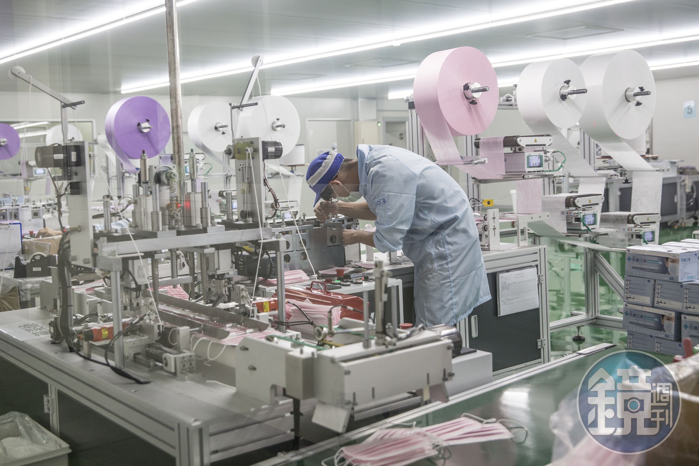 看準醫材事業商機，上福去年中取得10條口罩產線，產品以外銷為主。