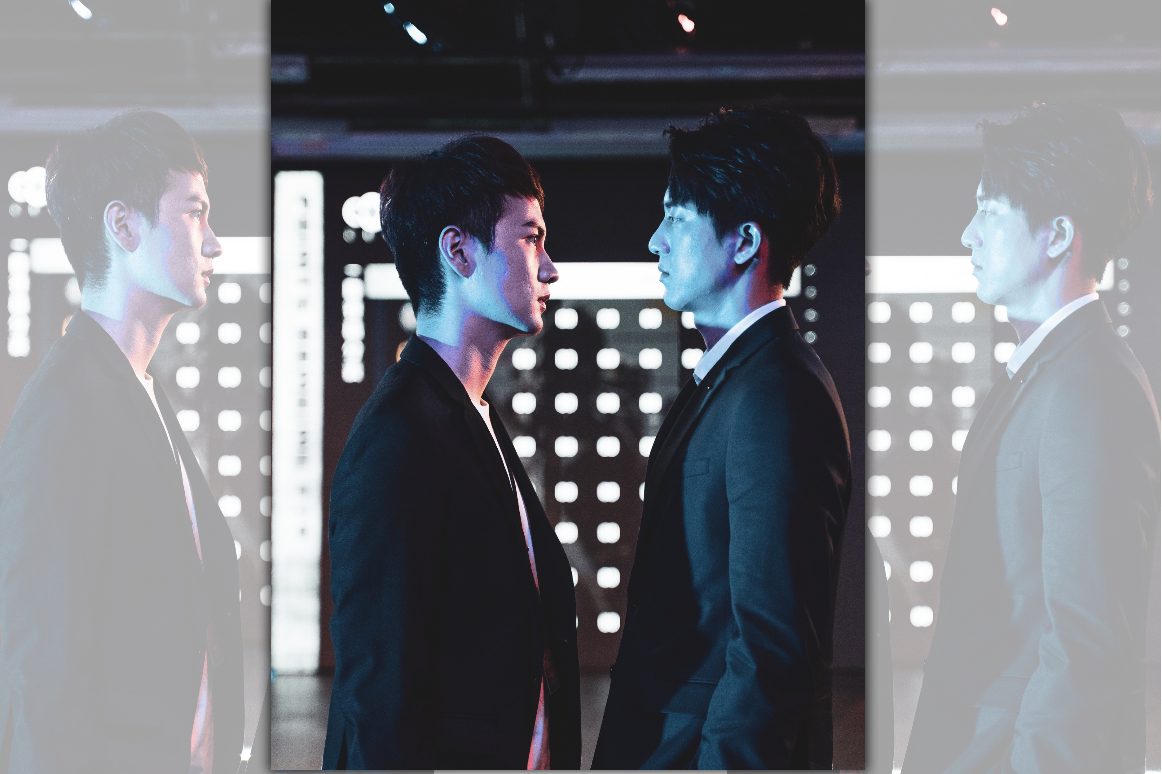 《競技青春》張捷和邱昊奇片中有許多對手戲。（東森提供）