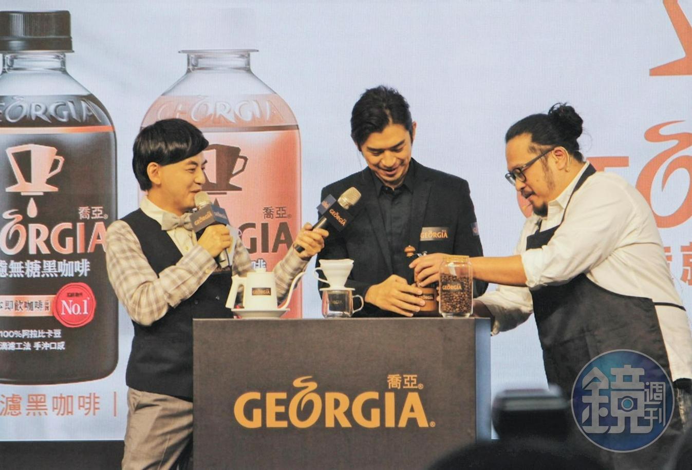 陳柏霖本身就是咖啡愛好者，表示這次能夠成為高品質GEORGIA喬亞咖啡代言人相當開心。