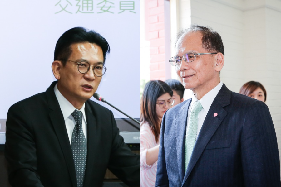 立法院昨爆出有員工及林俊憲（左）的助理被隔離，今立法院長游錫堃（右）也透露立院的防疫近況。（本刊資料照）