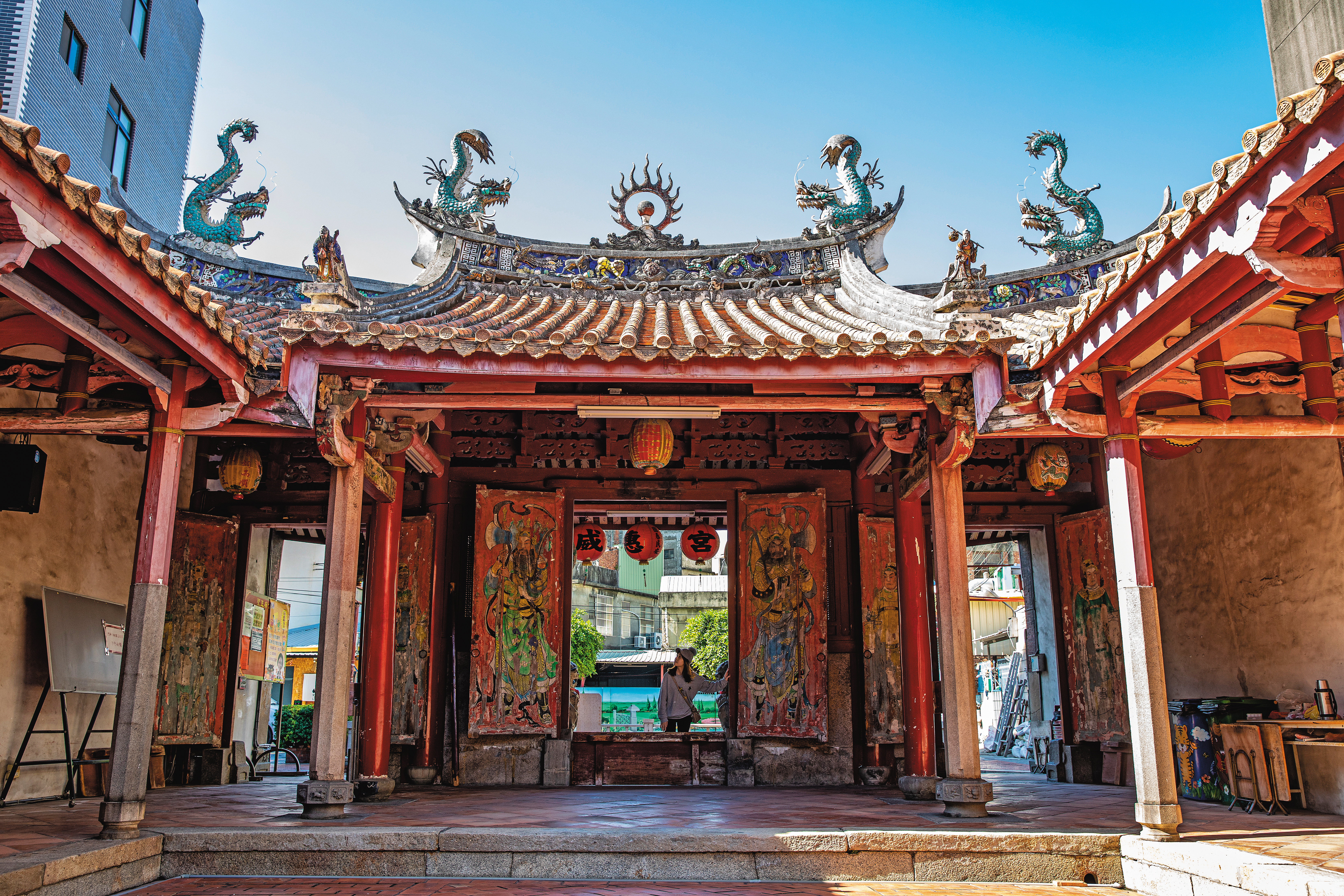 彰化威惠宮（聖王廟）被列為國定古蹟。