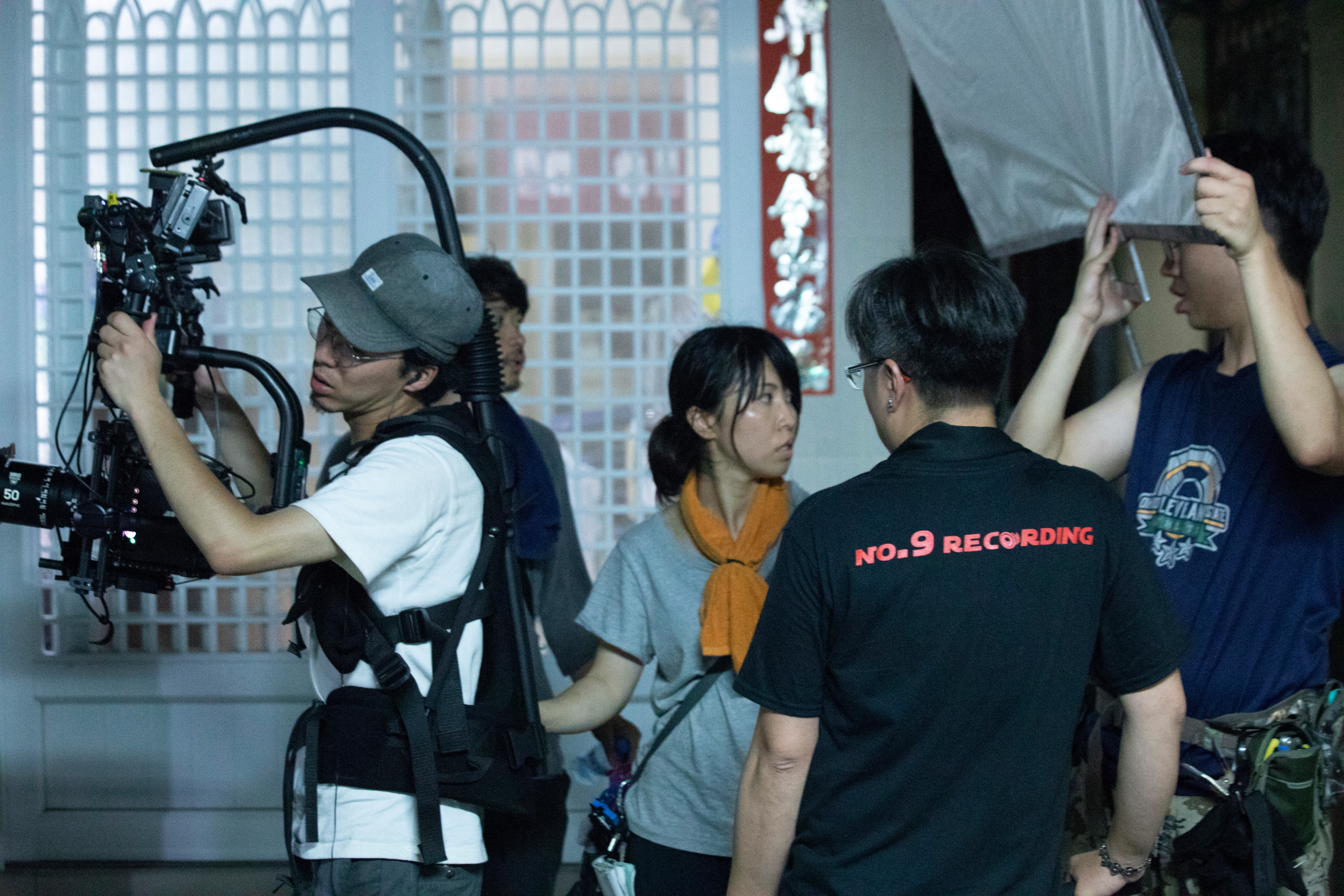今村圭佑（左）為了籌備及拍攝《燕》多次來台，透露台日工作人員培養出好感情，至今保持聯絡。（希望行銷提供）