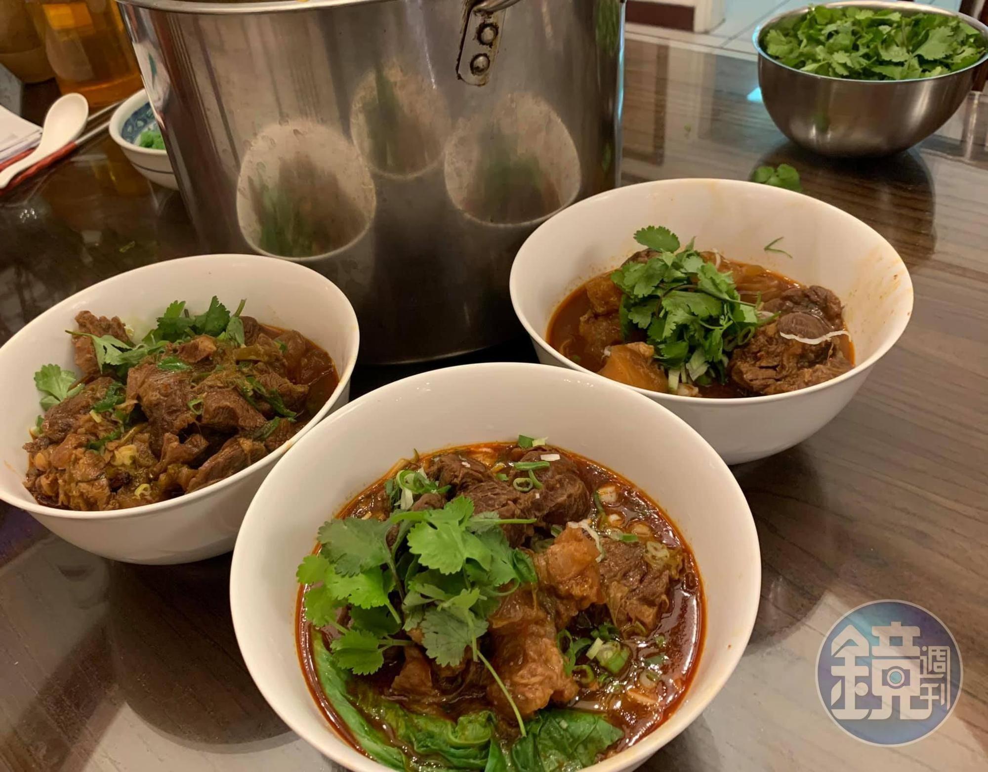 太豐盛的牛肉麵。
