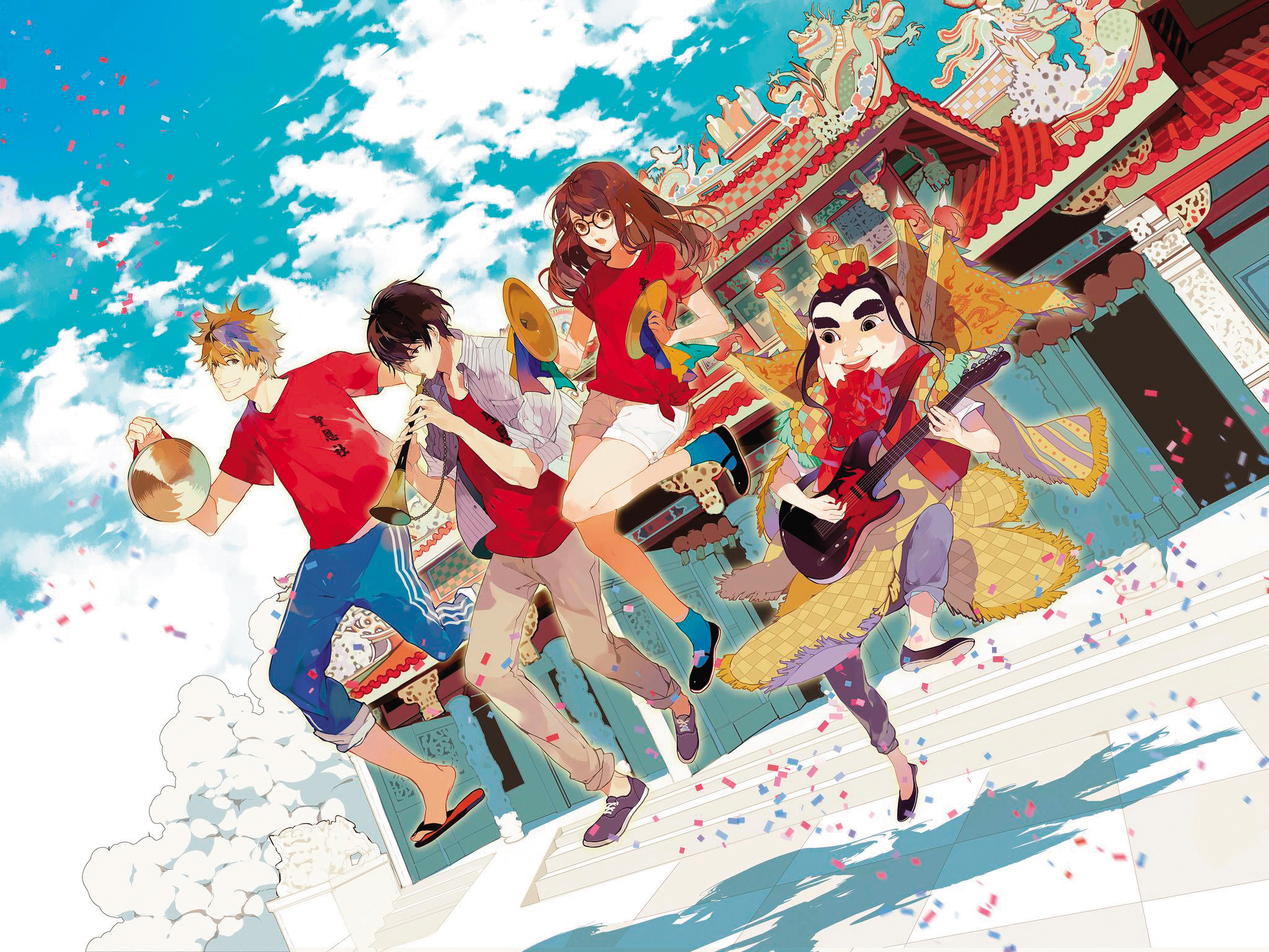 漫畫家左萱在《CCC》連載的《神之鄉》（圖）改編為同名電視劇，以桃園大溪遶境文化為主題，預計今年上半年播出。